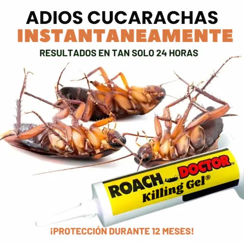 ¡OFERTA 2x1! Gel Roach® Adiós a las cucarachas de forma rápida y eficaz